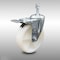 Service Caster 5 Inch SS Nylon Wheel Swivel 10mm Threaded Stem Caster with Total Lock Brake SCC-SSTSTTL20S514-NYS-M1015 - alternate 1